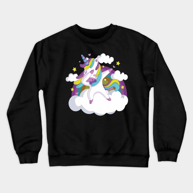 Unicorn dancing Crewneck Sweatshirt by tzolotov